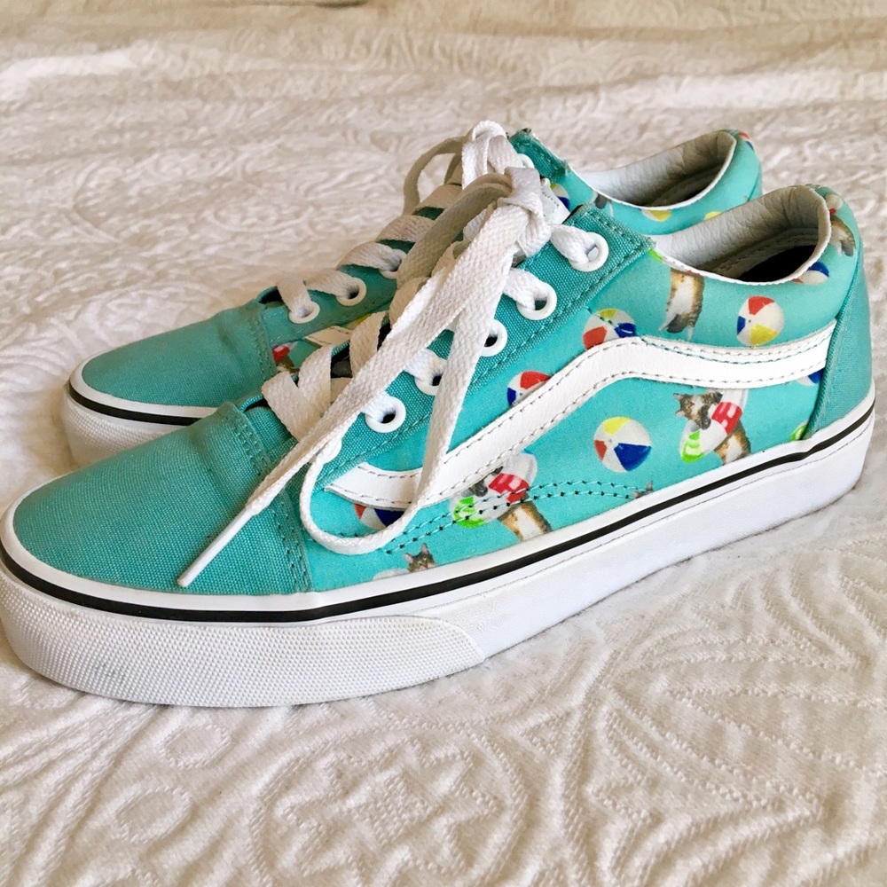 Vans ASPCA edition | Cats & Beach Balls | Sz 6
